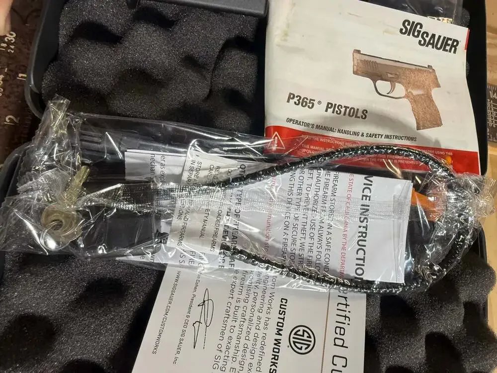 Sig Sauer P365 Custom Works OEM Pistol Hard Case